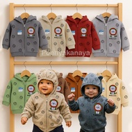 Baby Lion HBc SNI fleece Zipper Baby Jacket Size 3-12 Months JK15
