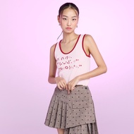 [Tohns] Kawaii Kaomoji Tank Top เสื้อแขนกุดพิมพ์ลายอิโมจิสุดคิ้วท์ 🥰 พร้อมดีเทลเจาะหลัง เพิ่มความเก๋