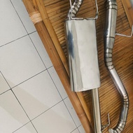 Knalpot Muffler dan Tailpipe Ronnyhao507 Silent Performance