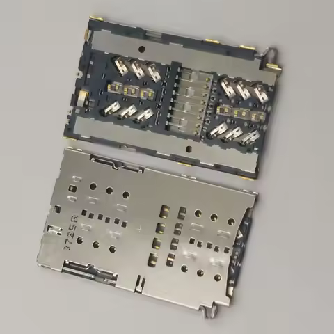 1Pcs Reader Sim Card Socket For Samsung Galaxy A3 A5 A7 A320 A520 W2019 A720 Note 7 Note7 N930 N9300