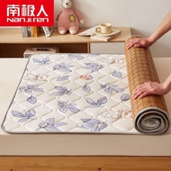 and summer dual-use mat rattan student dormitory single air-conditioning foldable quilt ice silk