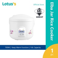 Elba Jar Rice Cooker Erc-E1831(Wh )1.8L