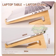 KAYU Laptop stand laptop Desk Wooden macbook stand Notebook stand 003 - Mahogany