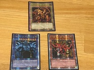 遊戲王 歐洲英文版 25週年 金碎三幻神 翼神龍 天空龍 巨神兵 Yu-gi-oh