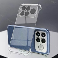 Frameless Slim Clear Transparent Plastic PC Hard Case For Poco F8 Pro Poco F7 F8 Ultra F8 Pro Redmi 