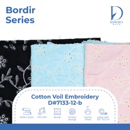 Cotton Voil Embroidery Fabric D 713-12B Cotton Embroidery Embroidery Fabric
