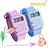 MIH Micro Calculator Watch, Cartoon Multifunctional Electronic Digital Calculator, Portable Date Dis