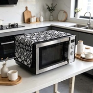 30cm×90cm Cotton Linen Microwave Dust Cover Washable Anti Dust  Microwave Oven Cover Household Kitch