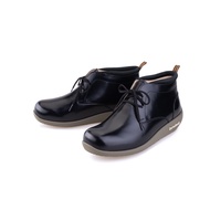 JS881 Gloss Black Dortmuend Chukka Boots  รองเท้าสุขภาพ สำหรับผู้ที่ยืนและเดินนาน