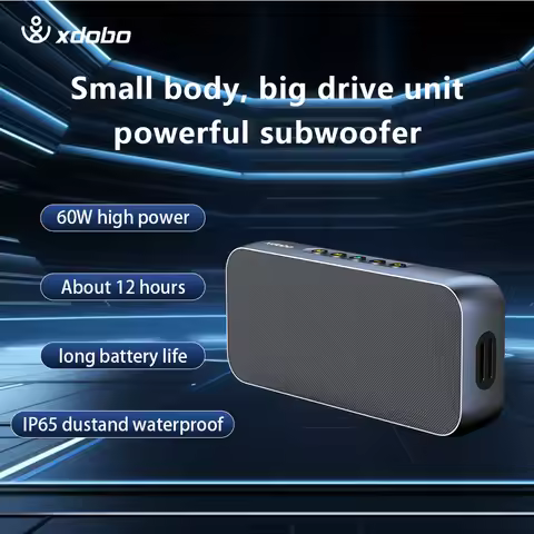 XDOBO Speaker Wireless Subwoofer For Home Smart TV Office Tablet Outdoor Camping Party 60W Soundbar 