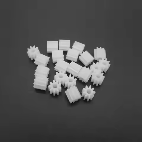20Pcs/Lot 0.5M 9T2A 9 Teeth Plastic Spur Gear Pinion 0.5 Modulus T=9 Bore Hole Aperture 2MM 1.95MM 5