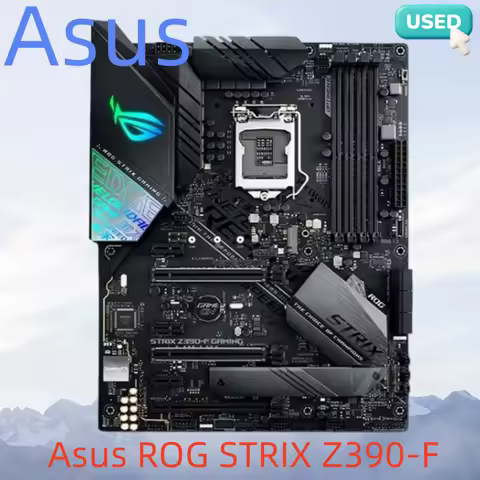 LGA 1151 Asus ROG STRIX Z390-F GAMING Motherboard DDR4 Intel 8th 9th-Gen I9 I7 I5 I3 128GB RGB Cross