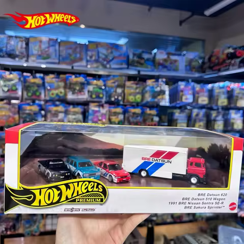 New Origial Hot Wheels Clk Premium Box Set Exotic Racer Porsche GMH39 Mclaren Mercedes-Benz Transpor