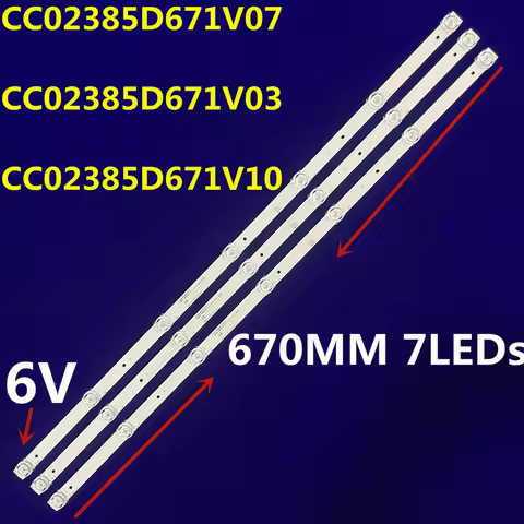 15PCS LED Backlight strip 7lamp CC02385D671V07 CC02385D671V03 385B 385E20 3X7 7S1P for EXX-39HT001B 
