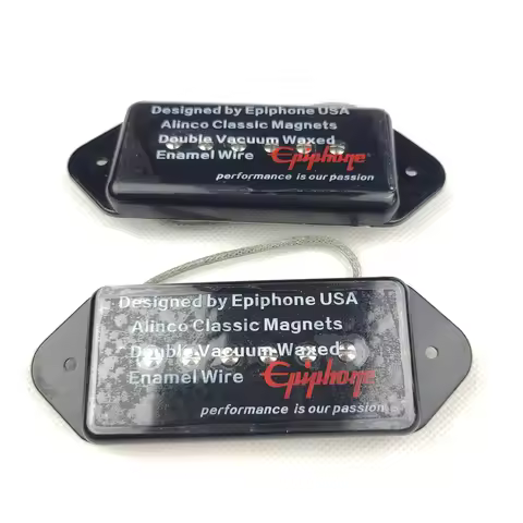 Epiphone Black Alnico Pickups Low Gauss Iconic Sound P90 Dogear Style Single Coil Bridge Pickup for 