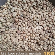 biji kopi robusta mentah wonosobo petik asalan merah hijau 1kg