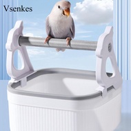 Vsenkes Parrot Stand Tabletop Bird Perch Cage Accessory for Budgie Cockatiel Pigeon Parakeet Pet Pla