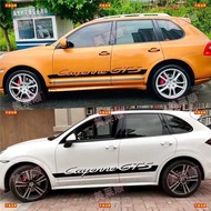 Suitable for Porsche Cayenne GTS Car Stickers Garland 955 957 Cayenne Modified Side Skirt Decorative