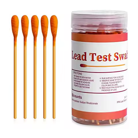 Lead Paint Test Swabs Kit: 60 Pcs Lead Test Kit Swabs, Home Lead Test Kit, Lead Check Swabs, Lead Te