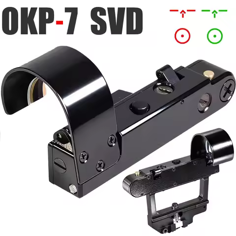 Classic OKP-7 1x34mm Tactical Red Dots Reflex Sights SVD Red Green Dot or Triangle Hunting Optic Sni