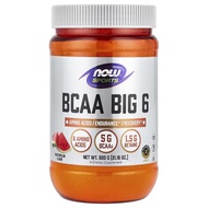 NOW Foods Sports BCAA Big 6 Watermelon 21.16 oz (600 g)