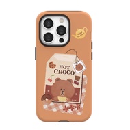 (คำสั่งผสม) เคส Line Friends ของแท้100% สำหรับ IPhone15 15Promax เคสสีน้ำตาล Cony Sally 15pro 14Prom