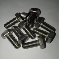 Baut hex M10 x 25 (25cm) stainless 304