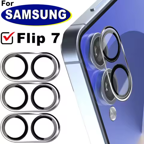 HD Len Glass Lens Tempered Glass for Samsung Galaxy Z Flip 7 ZFlip7 5G Full Coverage Lens Anti Scrat