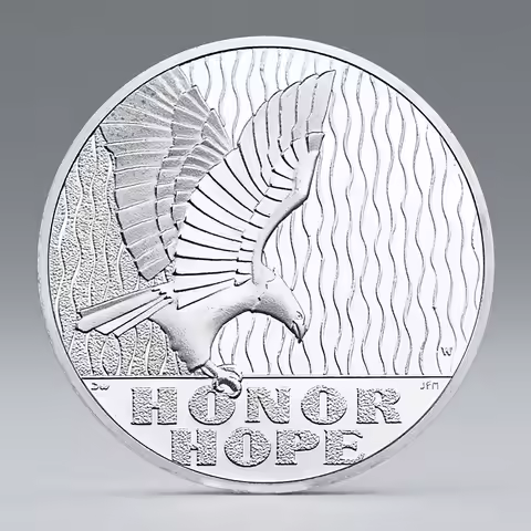 US of America Liberty Commemorative Coin Statue of Liberty Always Remember Silvery Plated Challenge 