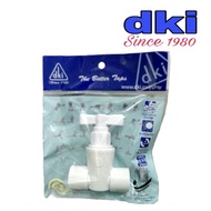 DKI 20mm (3/4”) PVC Stopcock & Cartridge - white