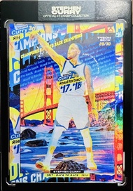全新 2017-2018 Tyson Beck x Stephen Curry Back to Back Championship NBA Finals 限量版球員卡 /30