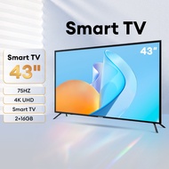 ทีวี 32 นิ้ว 43 นิ้ว ทีวี 50 นิ้ว สมาร์ททีวี Smart TV Android TV โทรทัศน์ LED 4K HDR Wifi/Youtube/Netflix