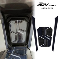 LS 3D Motorcycle Resin Epoxy Sticker Tank Pad Anti Scratch Decal Non-slip TankPad For HONDA ADV350 A