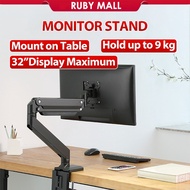 Monitor Stand 32 Inch Monitor Arm Djustable Single Computer Monitor Arm LED Monitor Holder Mount