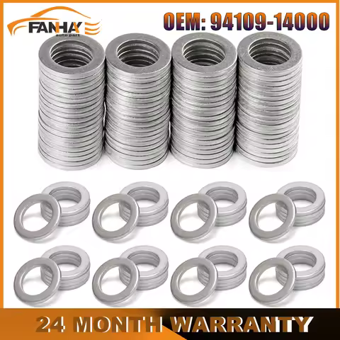 94109-14000 Oil Drain Plug Crush Washer Gaskets 14mm 9410914000 94109 14000 For Honda CR-V Accord Fo