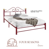 [1 katil 1 order] Queen Bed Metal Bed Frame/Double Bed/Bedroom Furniture/Katil Besi/Katil queen/katil double/katil f