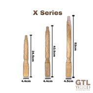 X series kaki meja kayu/ kaki sofa kayu/ kaki kerusi kayu/chair leg coffee table leg wood diy