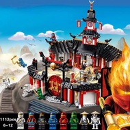 LEGO Domestic Phantom Ninja Witchs Spinning Art Training Hall Dojo Assembly Block Childrens Toy Boys