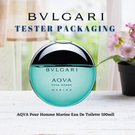 Bvlgari Aqva Pour Homme Marine Eau De Toilette 100ml Tester Packing (100% Genuine Guaranteed) x Expi