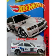 Diecast Car bmw E36 M3 race (White color)