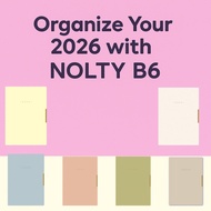 NOLTY 2026 B6 Weekly Planner - EccliPlus Series