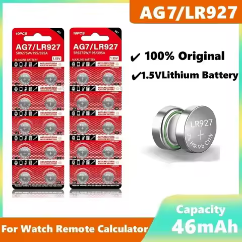 2-50pcs AG7 Coin Battery 395A LR927 SR927SW LR57 SR927 Button Cell Batteries