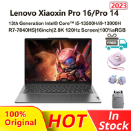 【1 Year Warranty】2023 Lenovo Xiaoxin Pro 16 /Lenovo Xiaoxin Pro 14 Laptop /R7-7840HS/i9-13900H/ i7-13700H/ i5-13500H/Lenovo Laptop/16GB RAM 1TB SSD/16‘' 2.8K 120HZ Screen Computer Notebook/100%sRGB/Lenovo Laptop PC