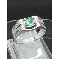 cincin perak 960 zamrud colombia