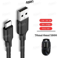 Genuine power cable for Omni 70Mai X800 car dash cam, 3m long - FULL VAT