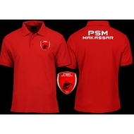 MERAH T-shirt redPOLO PSM MAKASSAR. supporter shirt. PSM MAKASSAR FOOTBALL CLUB T-SHIRT