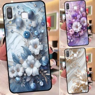 Samsung A8 Star / A9 Star case printed with luxurious flower pattern
