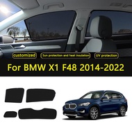Car curtain sunshade For BMW X1 F48 2014-2022 Car Window SunShade Shield Front Windshield Rear Side 