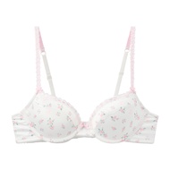 6IXTY8IGHT DONIA Satin Soft-wired Light Pad Lingerie Floral Lace Bra BR16460