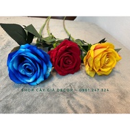 Velvet rose branch 60cm - 99% realistic artificial flowers